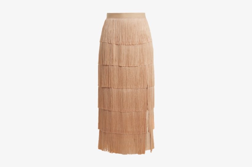 The Smooth Raey Fringed Midi Skirt - Skirt, transparent png