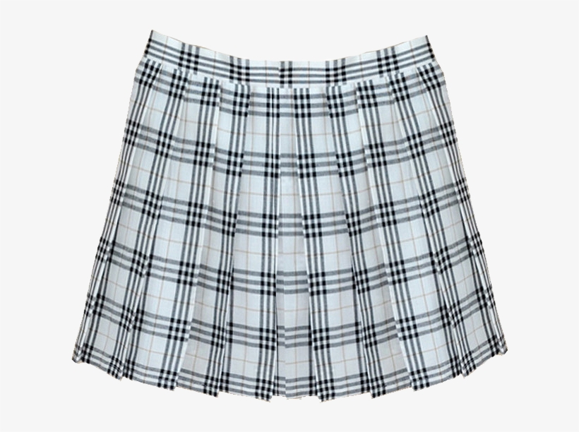 Grid Tennis Skirt - School Girl Skirt Png, transparent png
