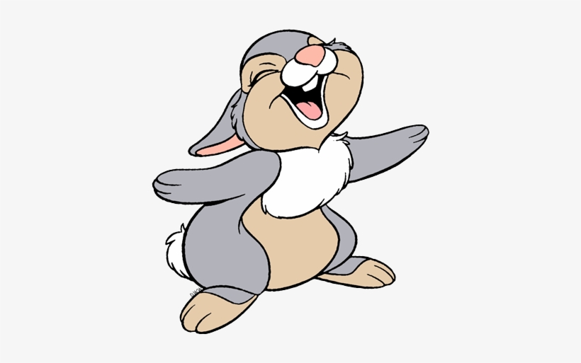 Thumper Thumper Skating Thumper Laughing - Laughing Animal Clip Art, transparent png