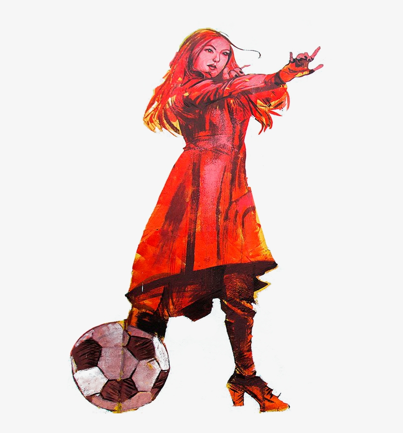 Gomora And Scarlet Witch Graffity Png - World Cup, transparent png