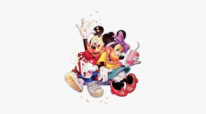 Disney Clipart Popcorn - Disney - Mickey & Friends: At The Movies, transparent png