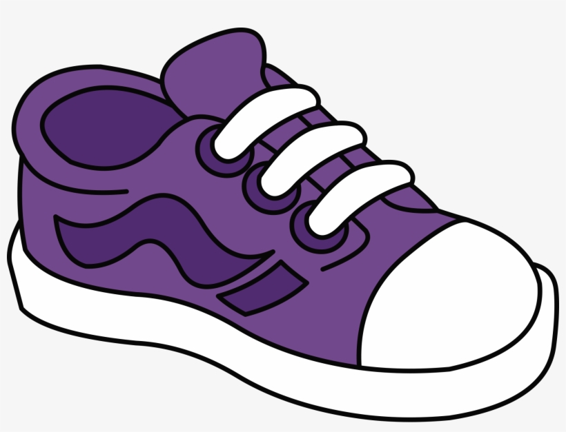 Flat Shoes Clipart Children's - One Shoe Clipart, transparent png