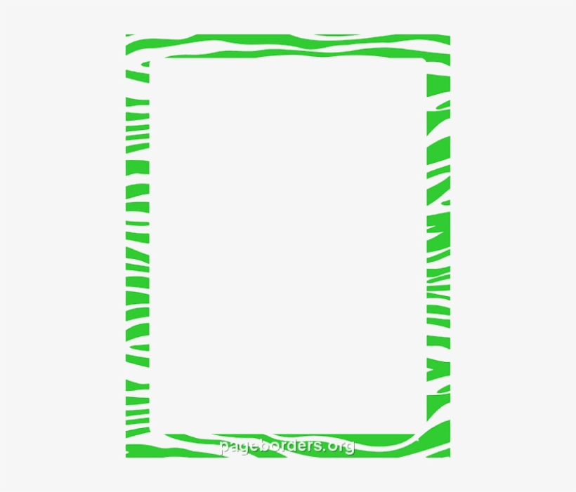 Clipart Resolution 480*621 - Animal Print Page Border, transparent png