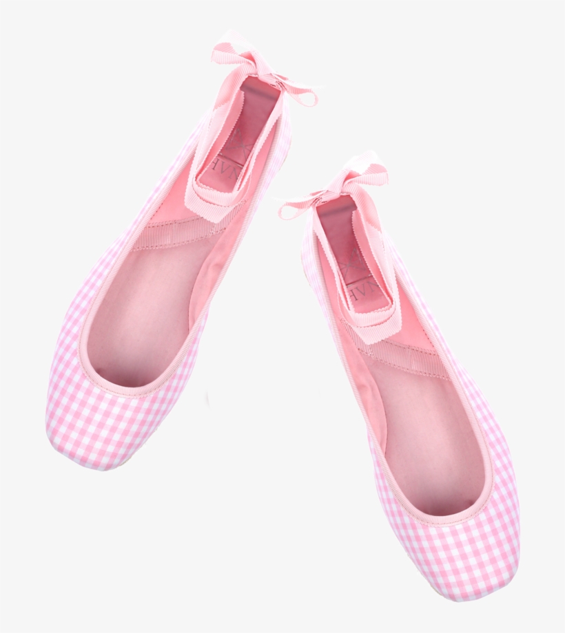 "i Really Love The Gingham Carla's Because I Think - Ballet Flat, transparent png