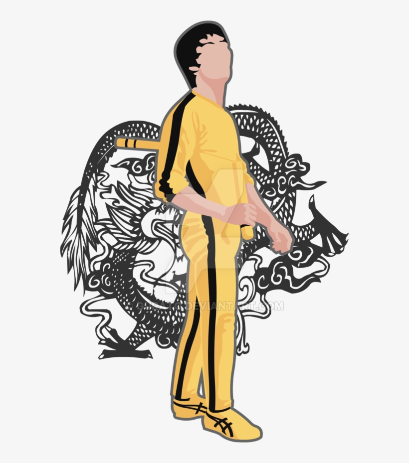 Bruce Lee Game Of Death Png Vector Download - Chinese Dragon, transparent png