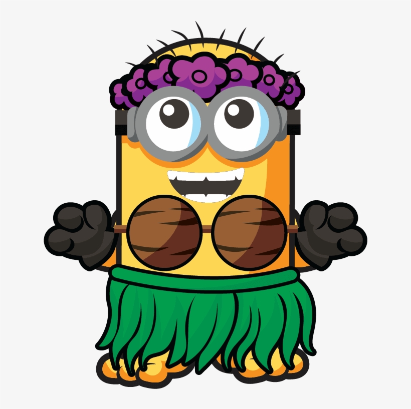 Online Luau Jerry Pic - Minion Luau, transparent png