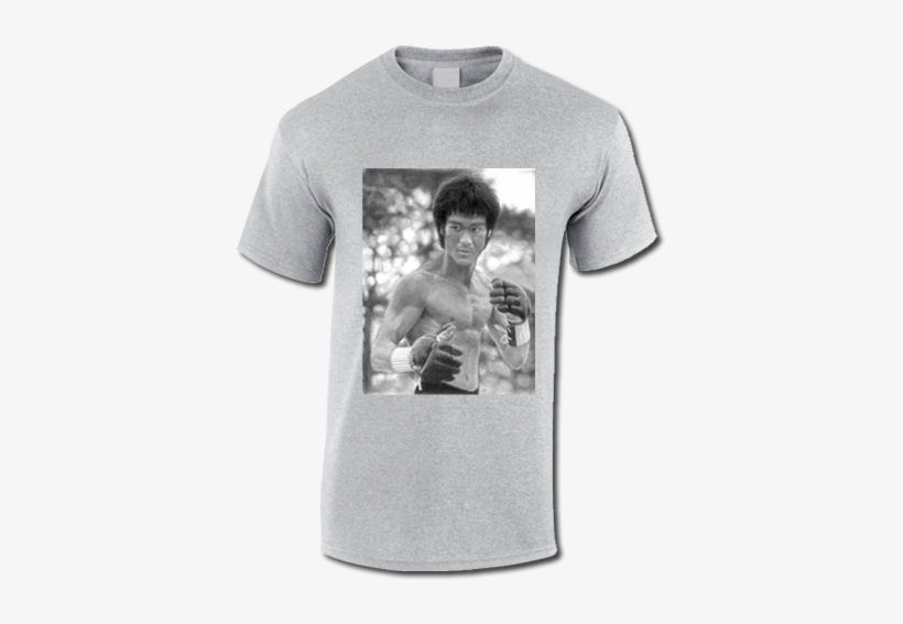 Bruce Lee T-shirt Featuring A Pencil Drawing By Mark - Drawing, transparent png