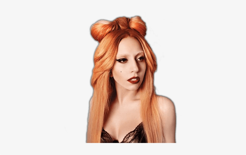 Music Stars - Lady Gaga Colorful Hair, transparent png
