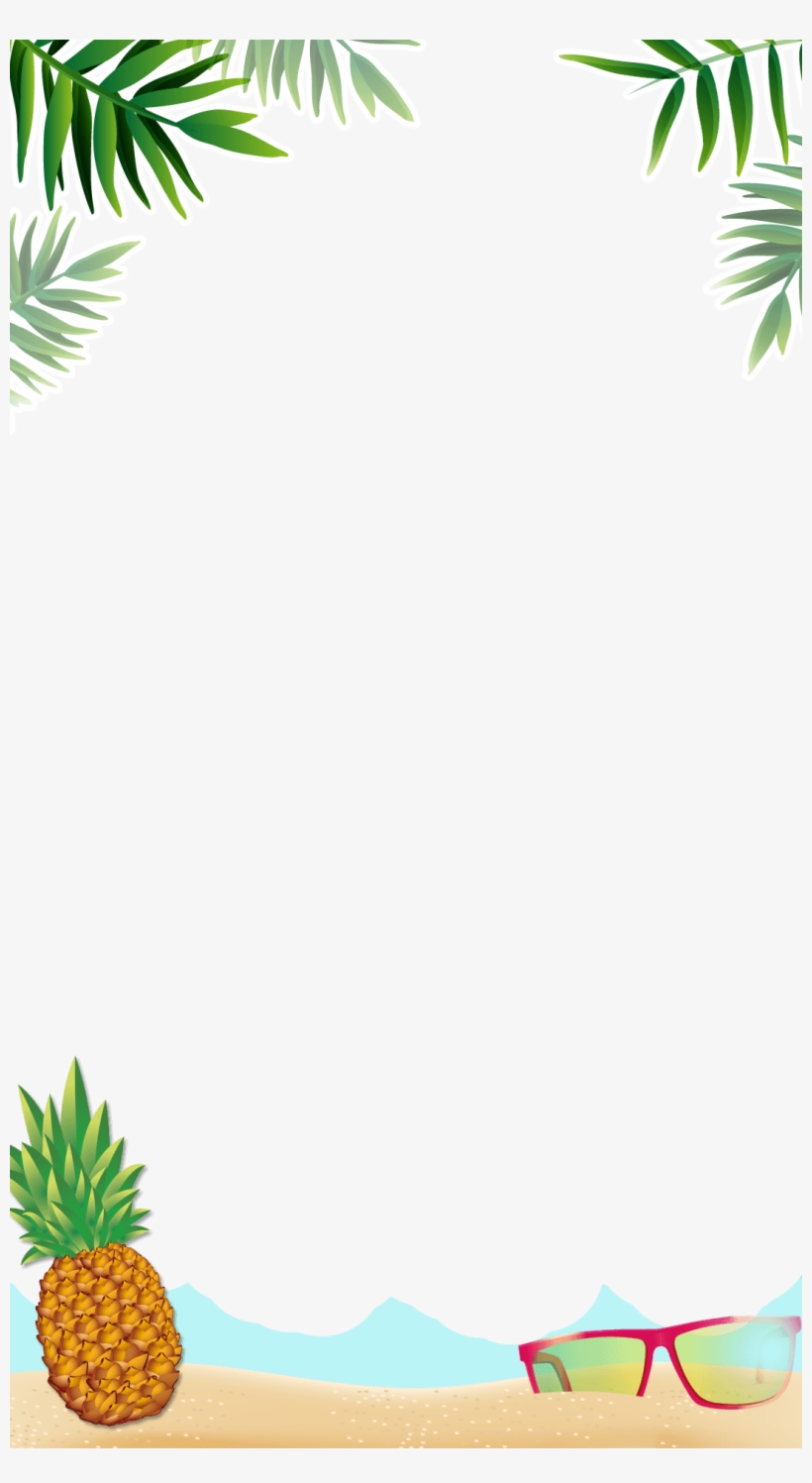 Luau Beach - Borda Png, transparent png