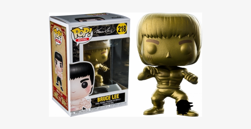 Funko Pop Bruce Lee Limited Gold - Funko Bruce Lee Pop! Vinyl, transparent png
