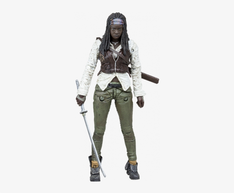 The Walking Dead - Walking Dead: Tv Series: Series 7 Action Figures: Michonne, transparent png