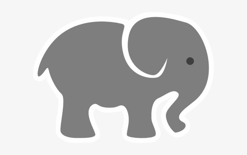How To Set Use Grey Baby Elephant Clipart, transparent png