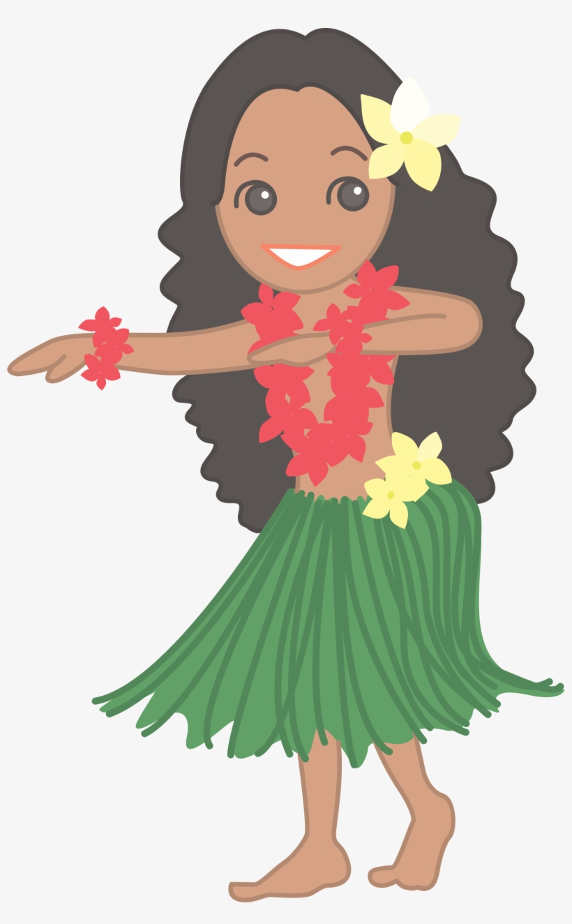 Dancer Clipart Luau - Hula Clipart, transparent png