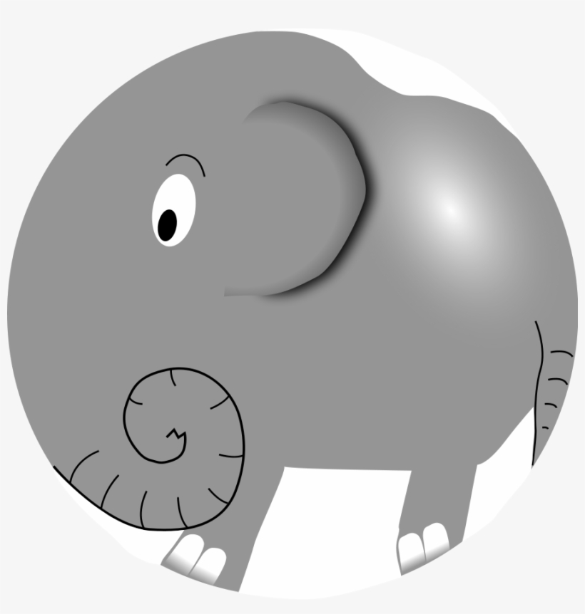 Baby Elephant - Elephant Cartoon, transparent png