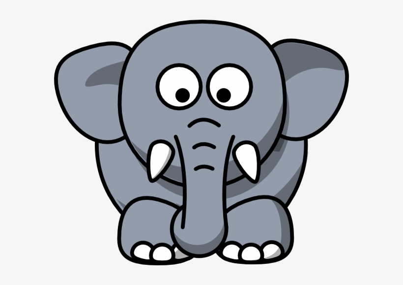 Photos Of Baby Elephant Clip Art Mom And - Clip Art Elephant, transparent png