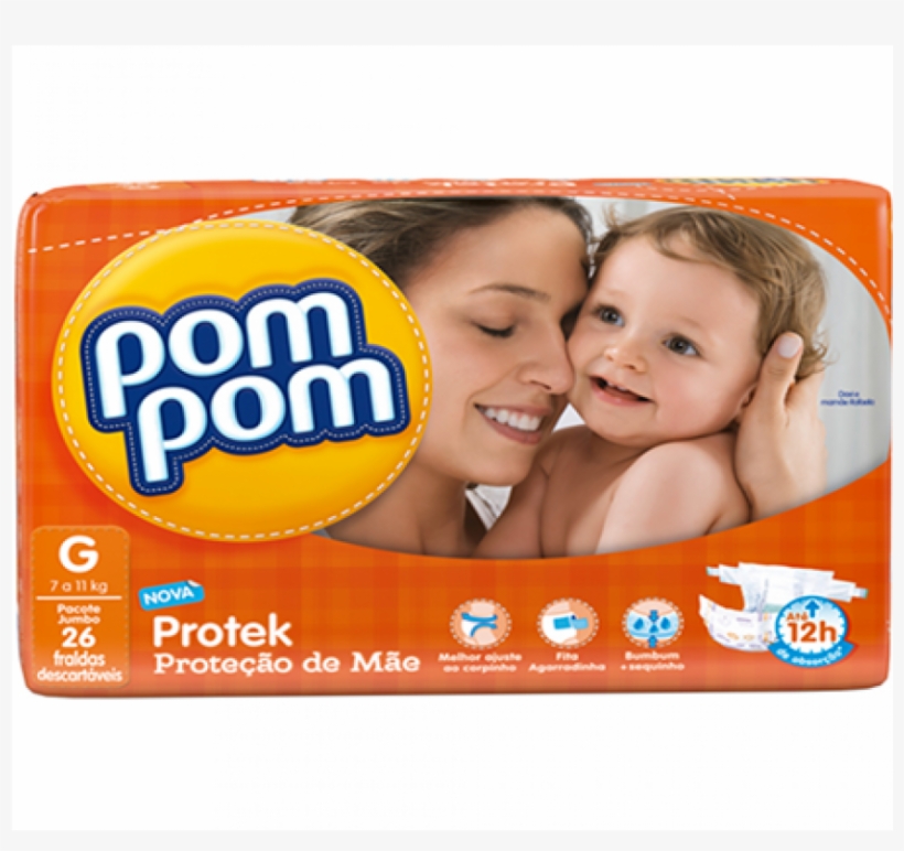 Fralda Pompom Png - Fralda Pom Pom G, transparent png