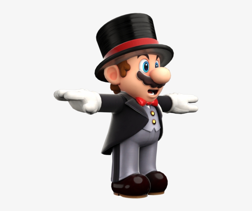 Download Zip Archive - Super Mario Odyssey Black Tuxedo, transparent png