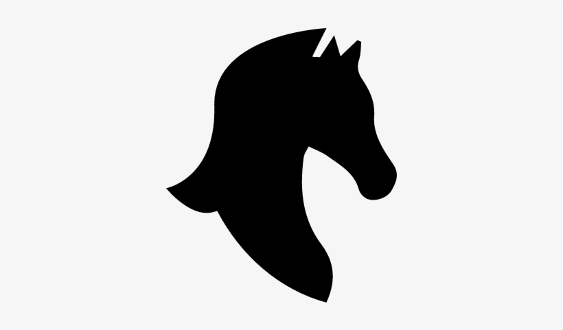 Horse Head Side View Variant Vector - Horse, transparent png