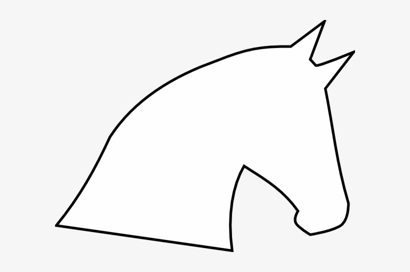 Horse Head Outline Svg Clip Arts 600 X 464 Px, transparent png