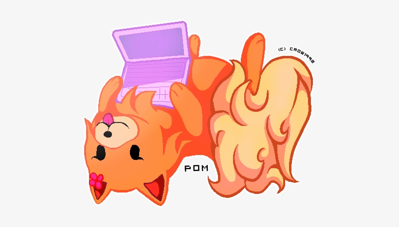 Pom Gets Wifi - Cartoon, transparent png