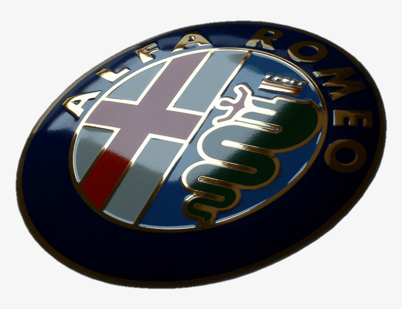 Emailleschild Alfa Romeo 1 Gepraegt Mit Echtgold Und - Vitreous Enamel, transparent png