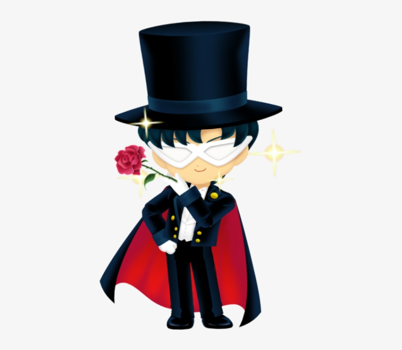 Tuxedo Mask Png - Sailor Moon Drops Tuxedo Mask, transparent png