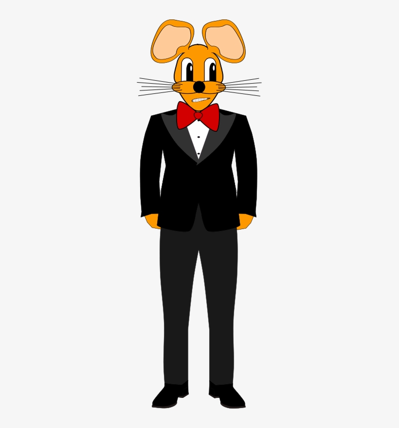 A Mouse In A Tuxedo - Mouse In A Suit, transparent png