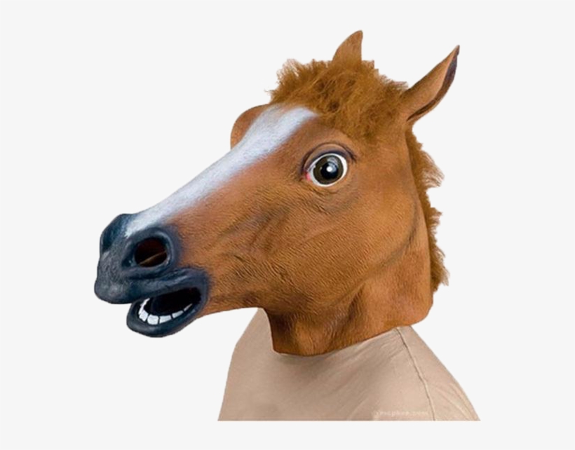Load Image Into Gallery Viewer, Horse Head Mask - Halloween Horse Mask, transparent png