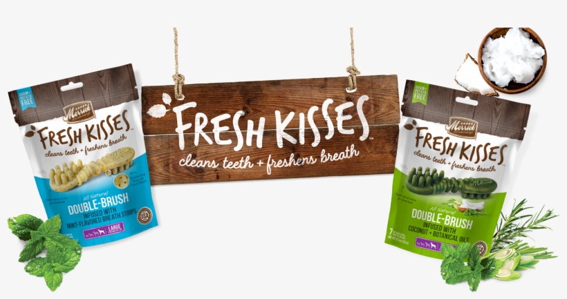 Double The Brushes, Double The Benefits - Merrick Fresh Kisses, transparent png