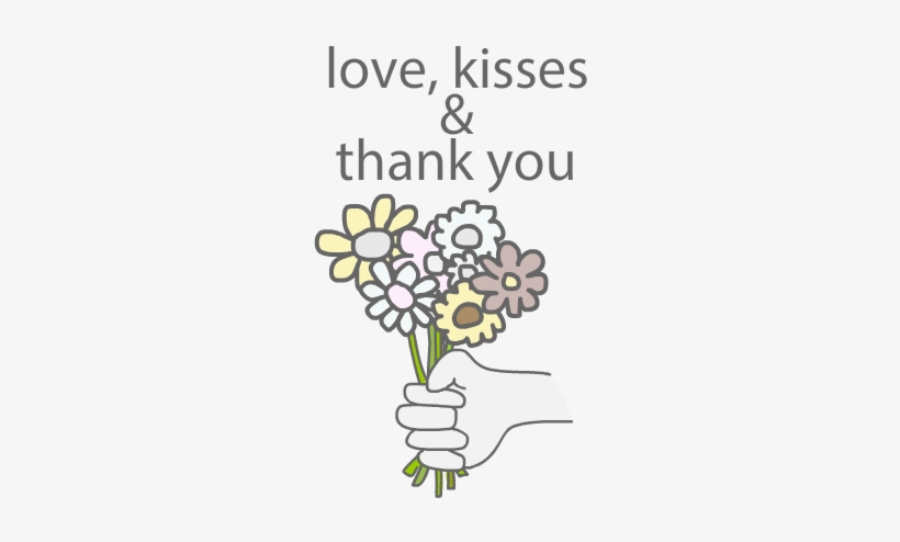 Love & Kisses - Flower, transparent png