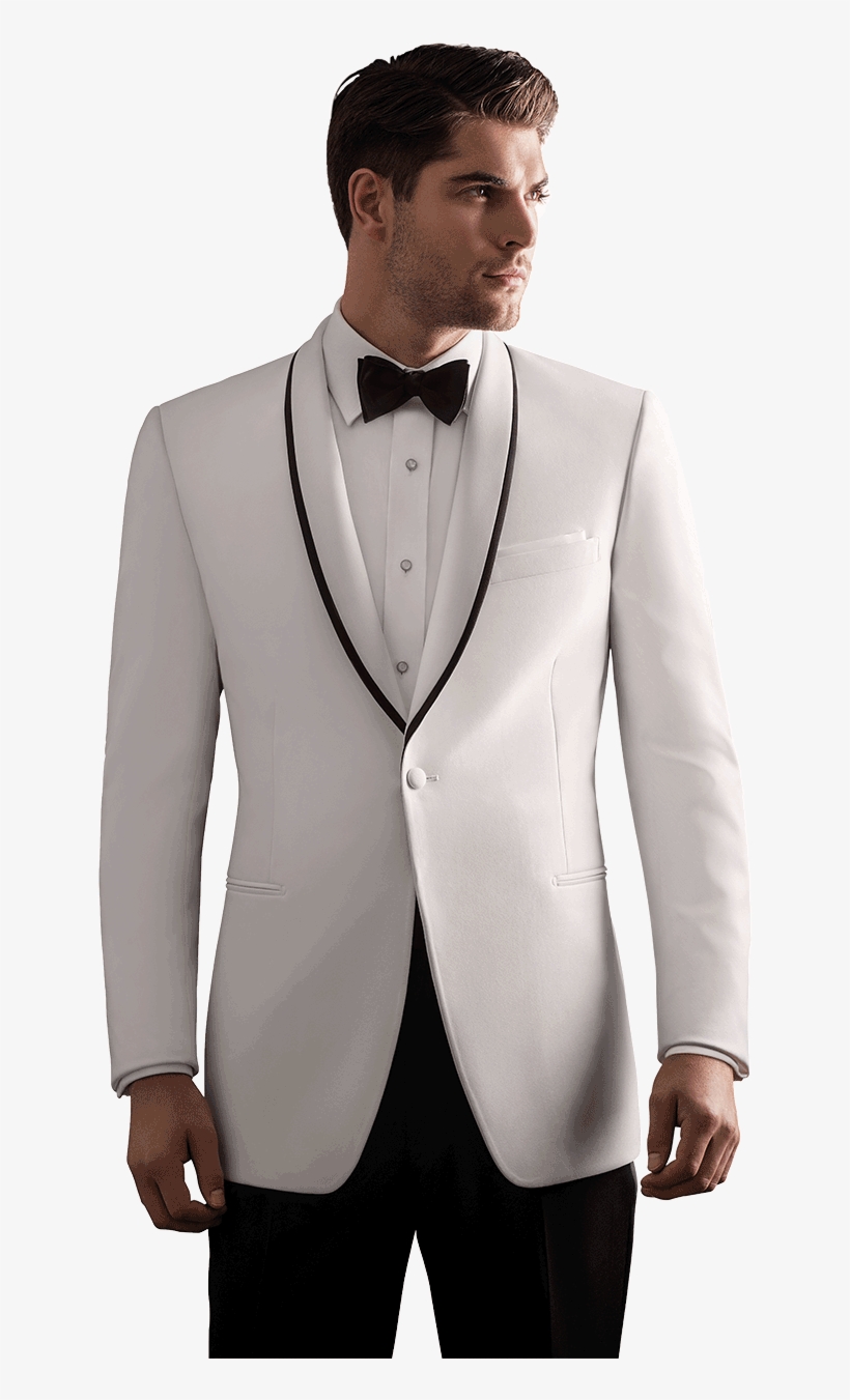 Ike Behar White Waverly Tuxedo Junction Las Vegas V=1485798703 - Tuxedo, transparent png