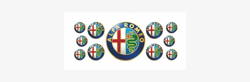 Alfa Romeo Domed Emblems - Alfa Romeo, transparent png