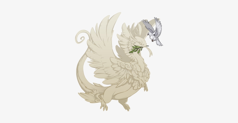Peace Dove Coatl M - Cloudy Wings Flight Rising, transparent png