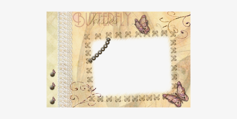 Photo Frame - Butterfly Kisses - Glasses, transparent png