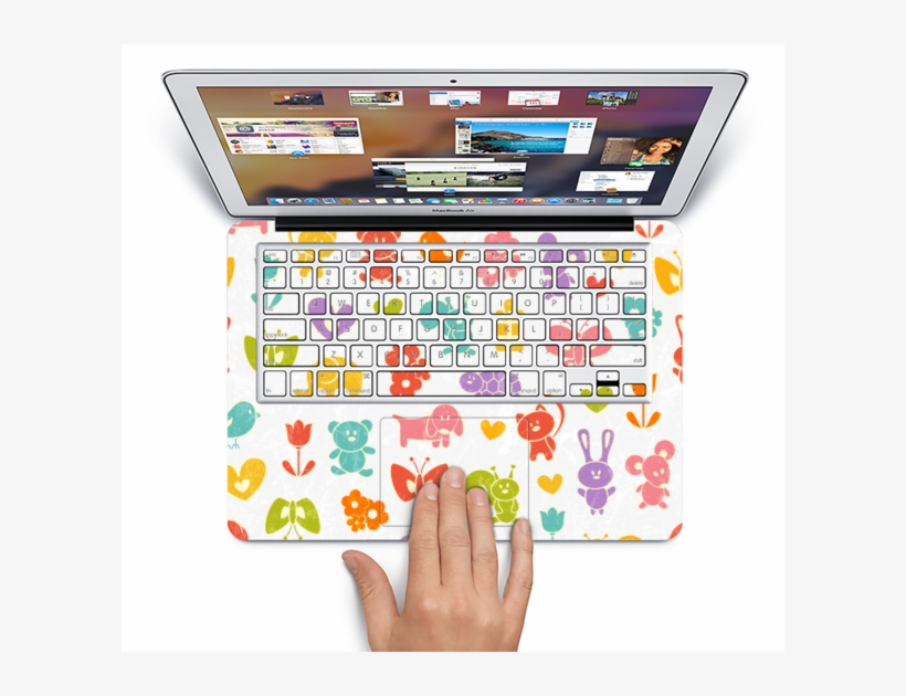 The Furry Fun-colored Critters Pattern Skin Set For - Sunky - Macbook Pro 15 Inch Case With Retina Display, transparent png