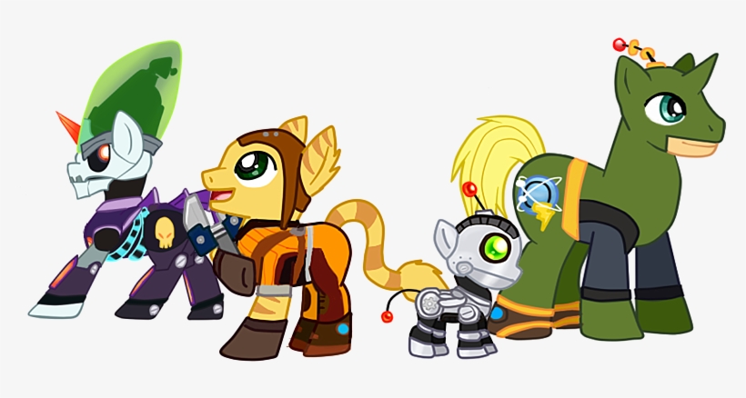Deadlocked Pony Twilight Sparkle Ratchet Clank Captain - Ratchet And Clank Ponies, transparent png