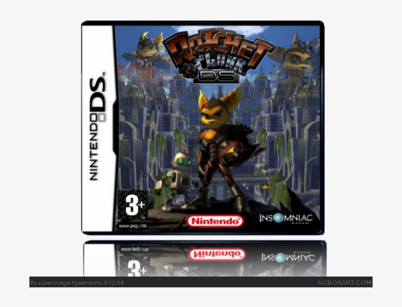 Ratchet And Clank Ds Box Art Cover - Ratchet E Clank Nds, transparent png