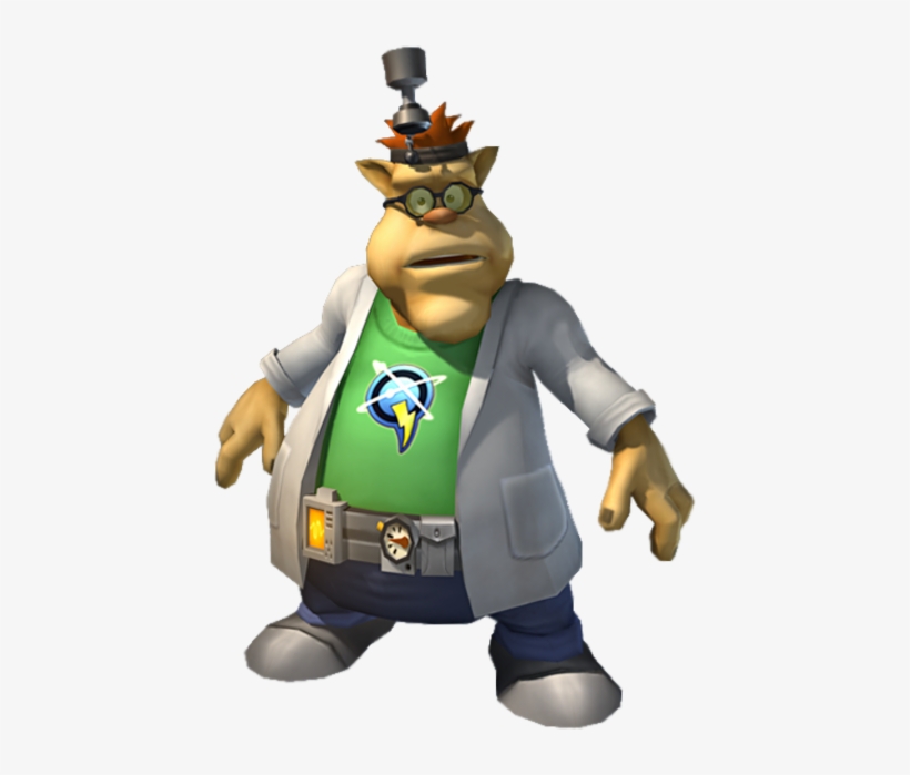 Big Al, In His Captain Qwark Fanshirt - Ratchet And Clank 3 Al, transparent png
