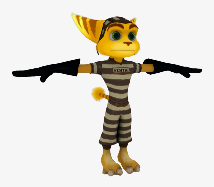 Download Zip Archive - Ratchet And Clank Tools Of Destruction Convict Ratchet, transparent png