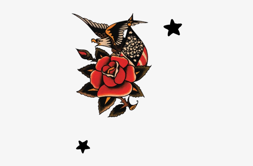 Sailor Jerry - Old School Rose Sailor Jerry, transparent png
