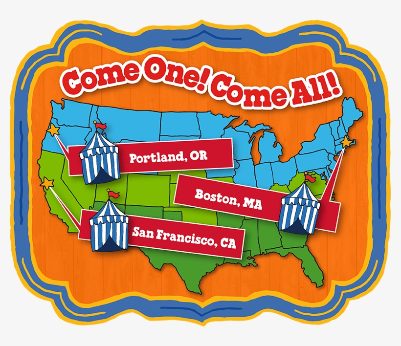 Carnival Tour Map 2 - Ben & Jerry's, transparent png