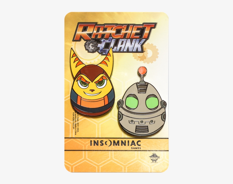Ratchet & Clank Pin Set - Ratchet And Clank All 4, transparent png