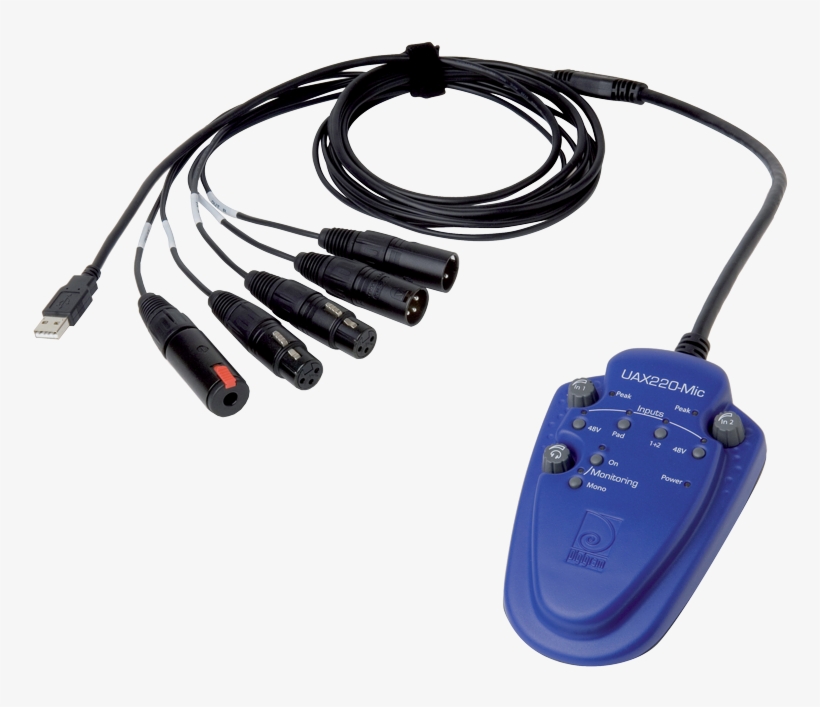 Uax220-mic Professional Usb Stereo Interface, transparent png