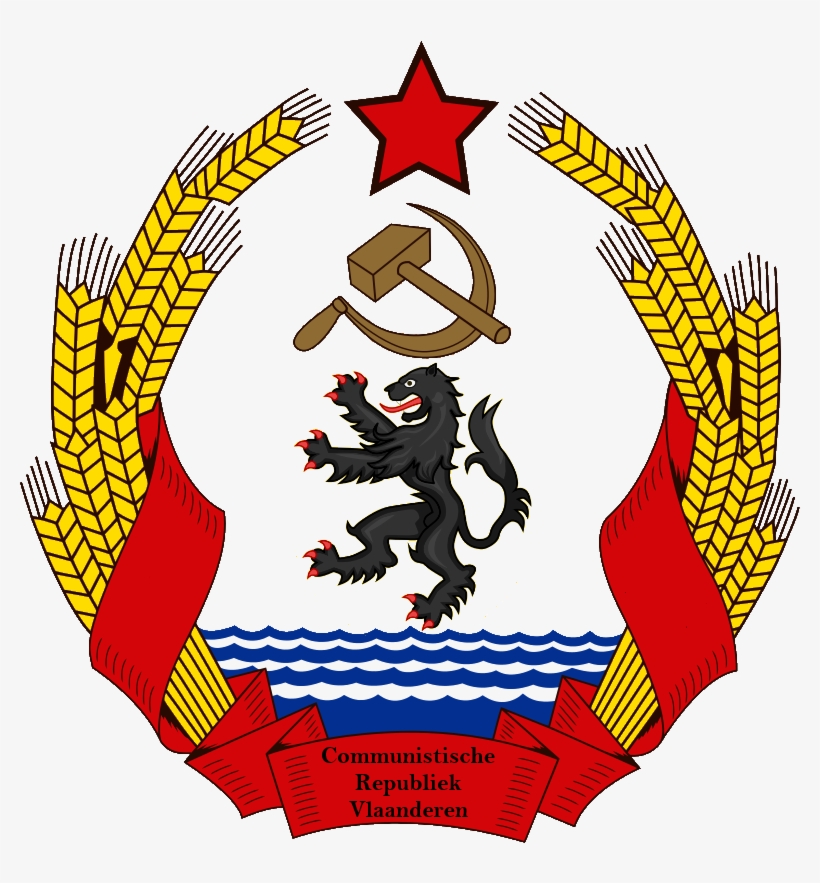 Communist Flanders Coa, transparent png