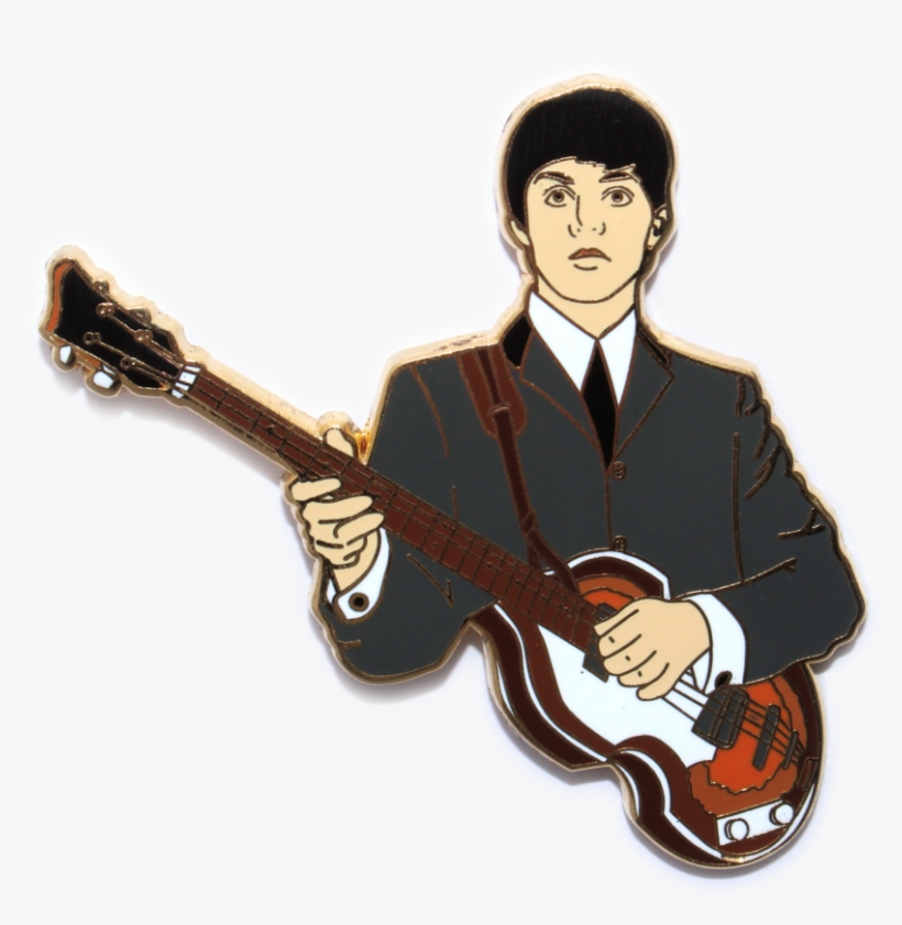 Beatles Paul Mccartney Hard Enamel Pin, transparent png