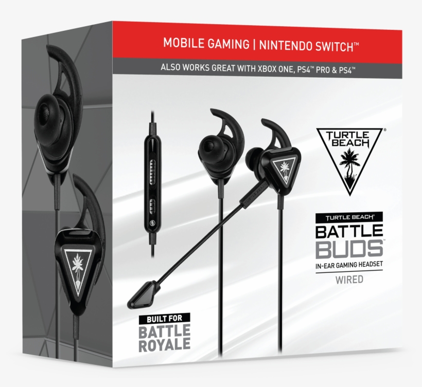 Battle Buds In-ear Gaming Headset, transparent png