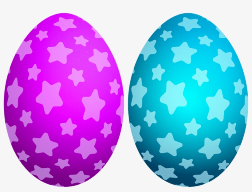 Free Png Download Easter Eggs With Stars Transparent, transparent png