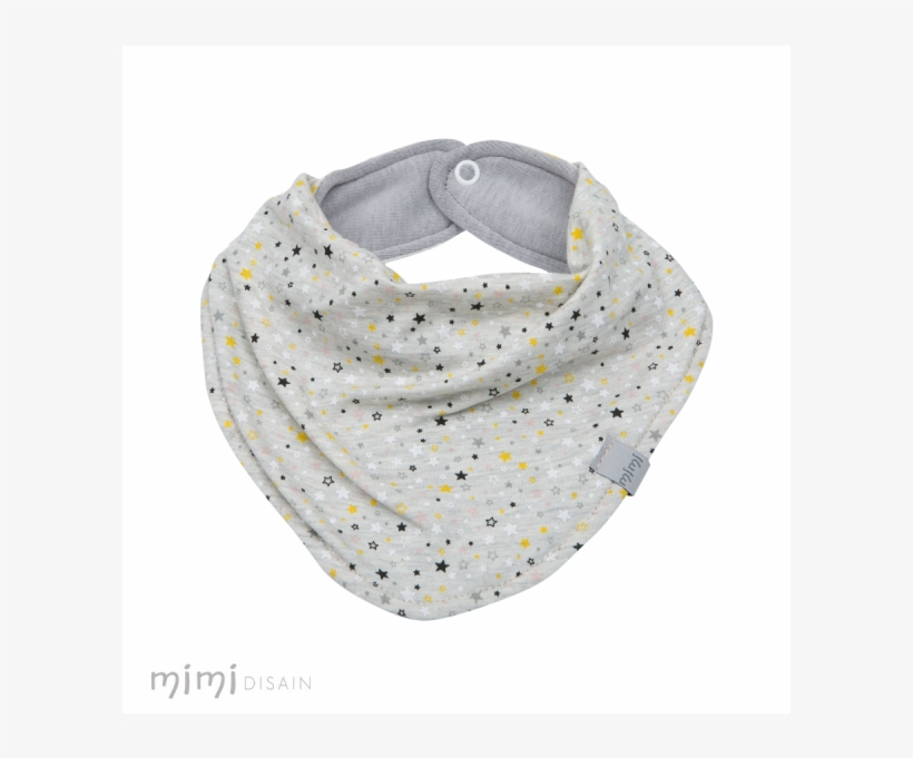 Mimi Bib Stardust Grey, transparent png