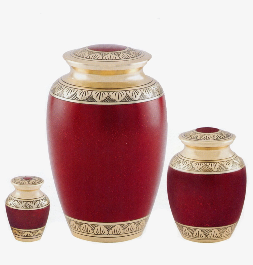 Red Athena Urn, transparent png
