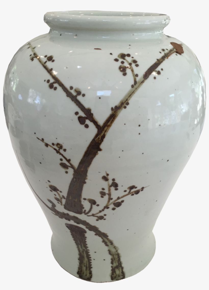 Rustic White Hand Painted Jar, transparent png